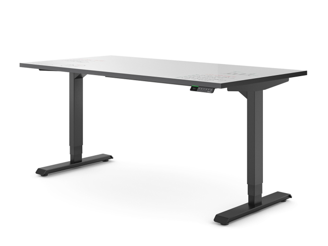 höhenvestellbarer Whiteboard Tisch