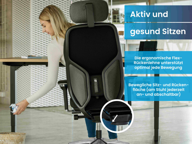 Ergotopia MasterBack Pro: Ergonomischer Sitzkomfort der Spitzenklasse - 5
