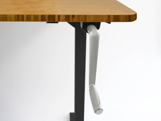 Desktopia Budget - Höhenverstellbarer Schreibtisch mit Kurbel - 2