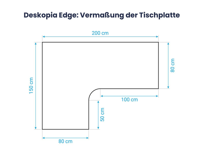 Desktopia Edge - Elektrisch höhenverstellbarer Eckschreibtisch - 3