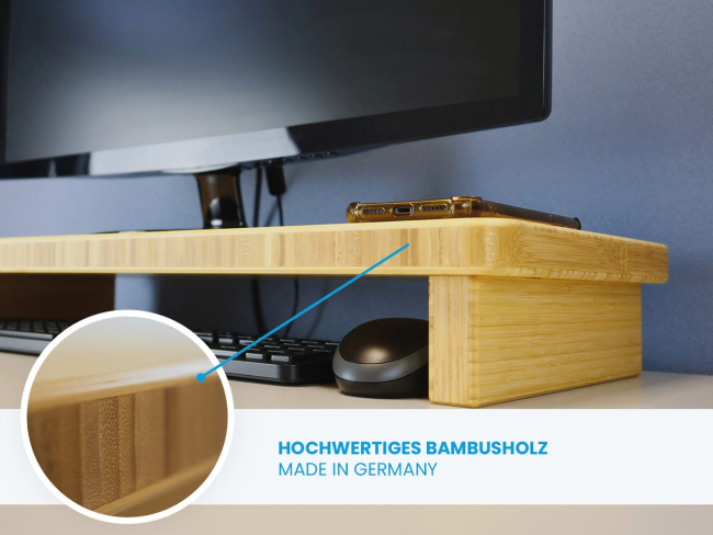 Monitorständer aus Bambus - 4