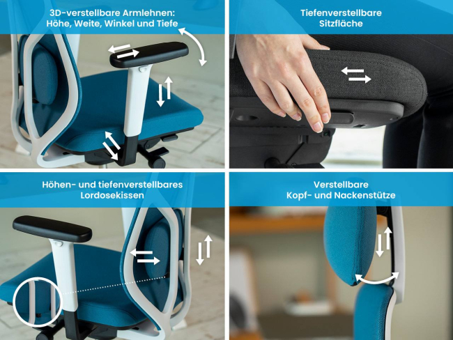 Ergotopia MasterBack Style: Ergonomischer Sitzkomfort der Spitzenklasse - 5
