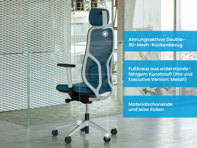 Ergotopia MasterBack Style: Ergonomischer Sitzkomfort der Spitzenklasse - 8