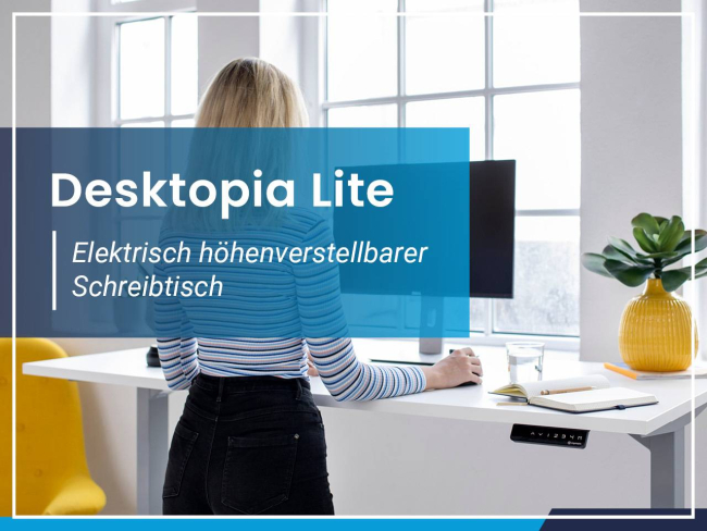Desktopia Lite - Elektrisch höhenverstellbarer Bürotisch - 2