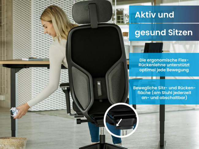 Ergotopia MasterBack Executive: Ergonomischer Sitzkomfort der Spitzenklasse - 4